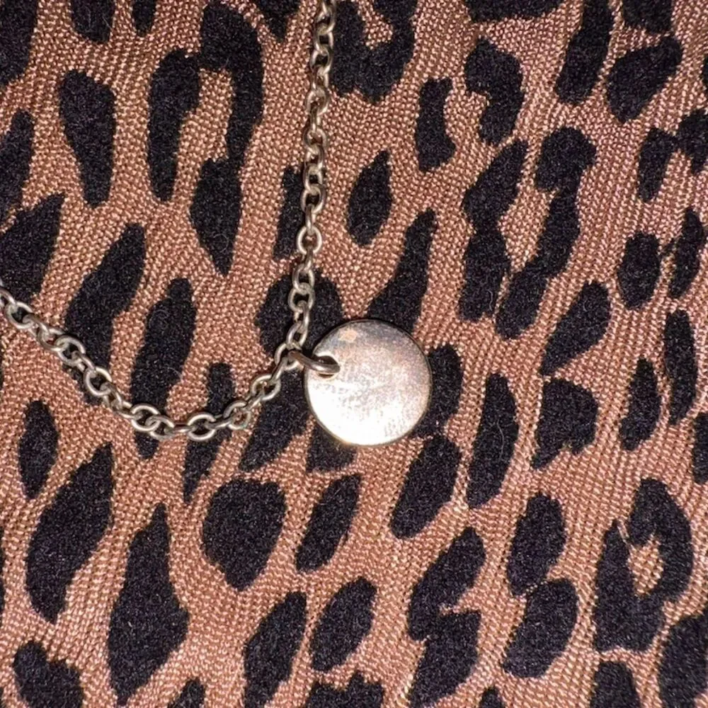 Double-layered gold-tone necklace